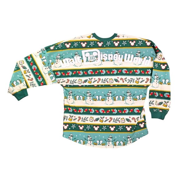 Walt Disney World Mickey Snowman Christmas Spirit Jersey Size Large New No Tags - Picture 15 of 16